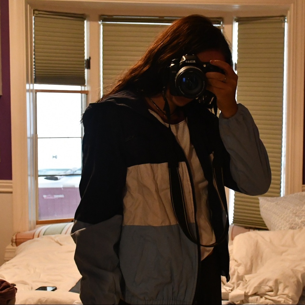 Brandy Melville blue cargo jacket